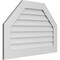 Ekena Millwork Octagonal Top Surface Mount PVC Gable Vent w/ 3-1/2"W x 1"P Standard Frame, 38"W x 26"H GVPOT38X2601SN - alternate 3